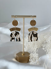 Load image into Gallery viewer, Acrylic Brass Dangle Arches
