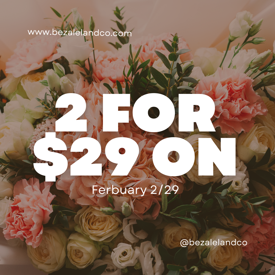 A Flash Sale- 2 for $29 on 2/29