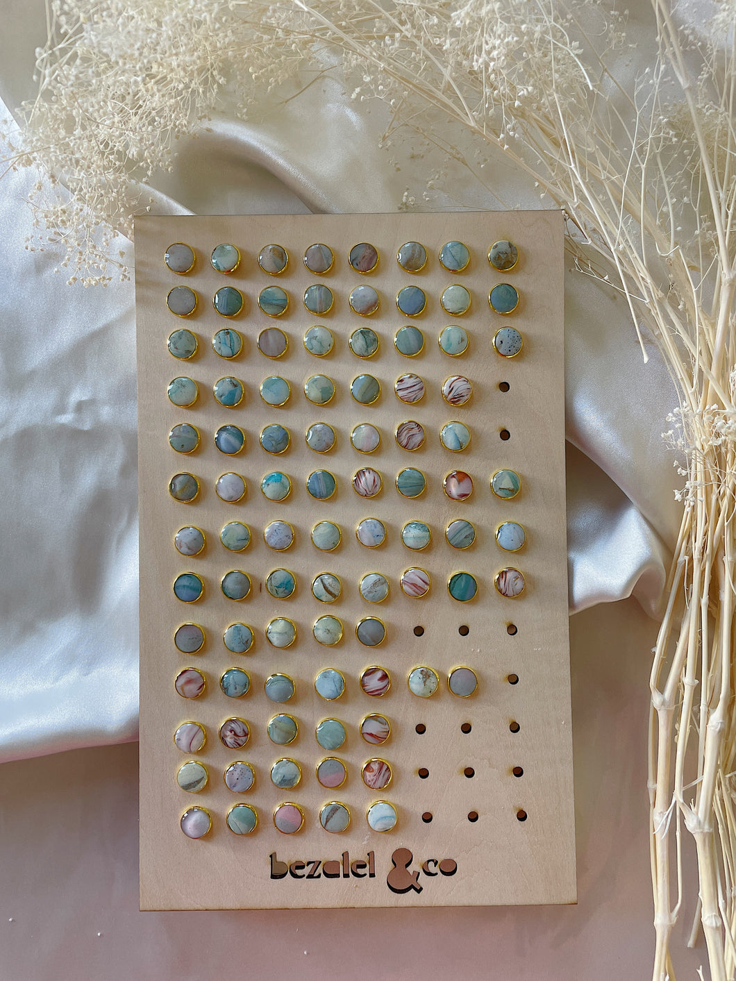 Gold Plated Pastel Studs
