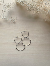 Load image into Gallery viewer, Gold Filled/Sterling Silver Geometric Statement Outline Studs- MTO
