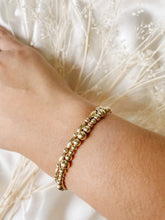Load image into Gallery viewer, Gold Filled Beaded Bracelet Stack
