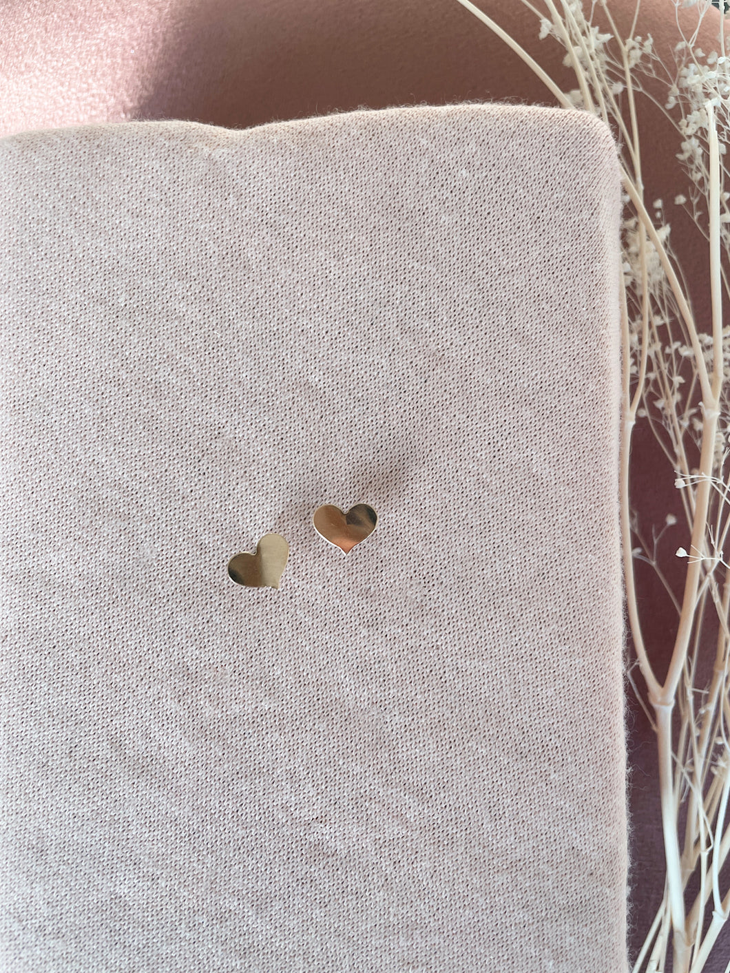 Gold Filled Heart Studs- MTO