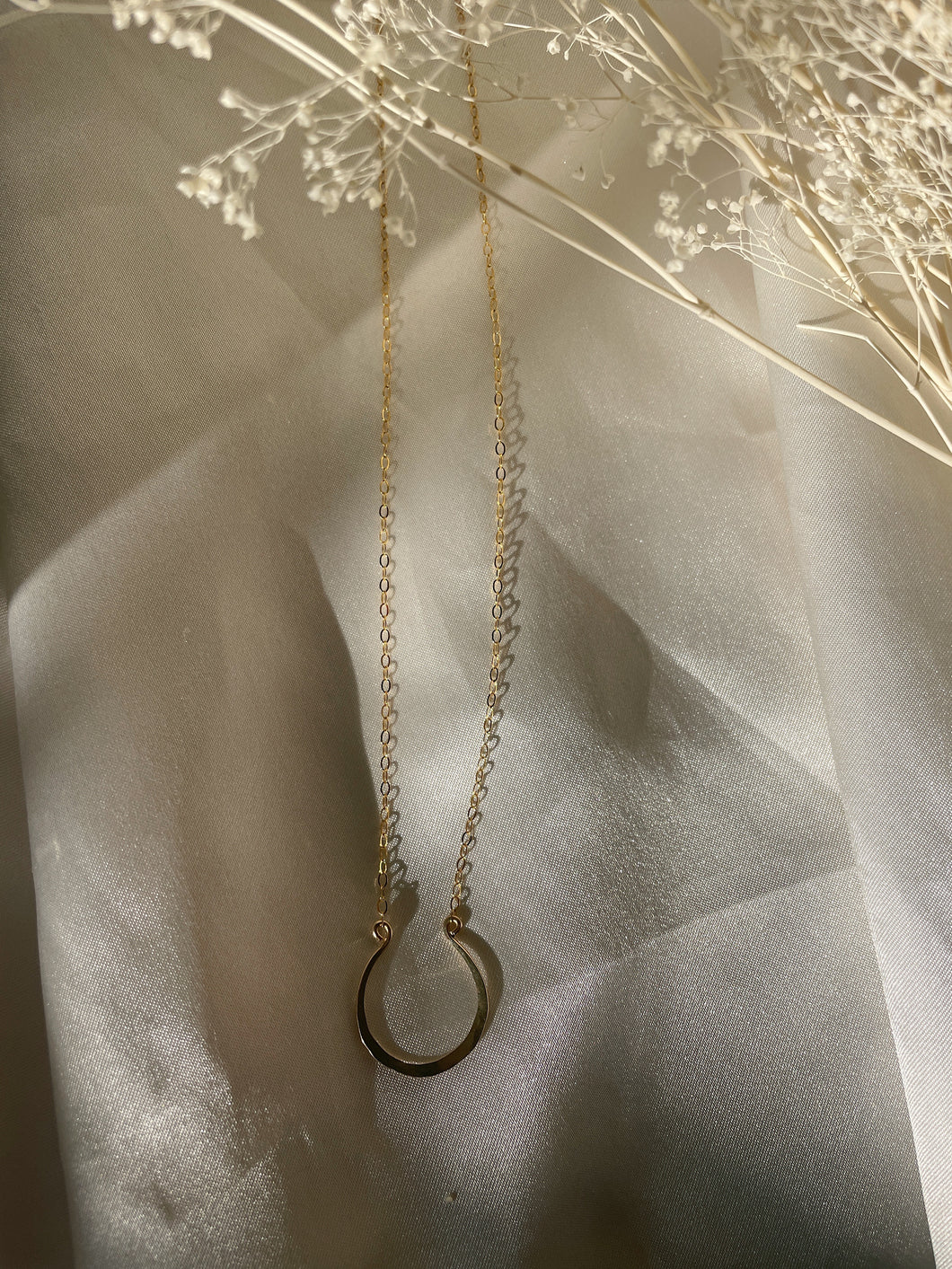 Gold Filled Horshoe Necklace