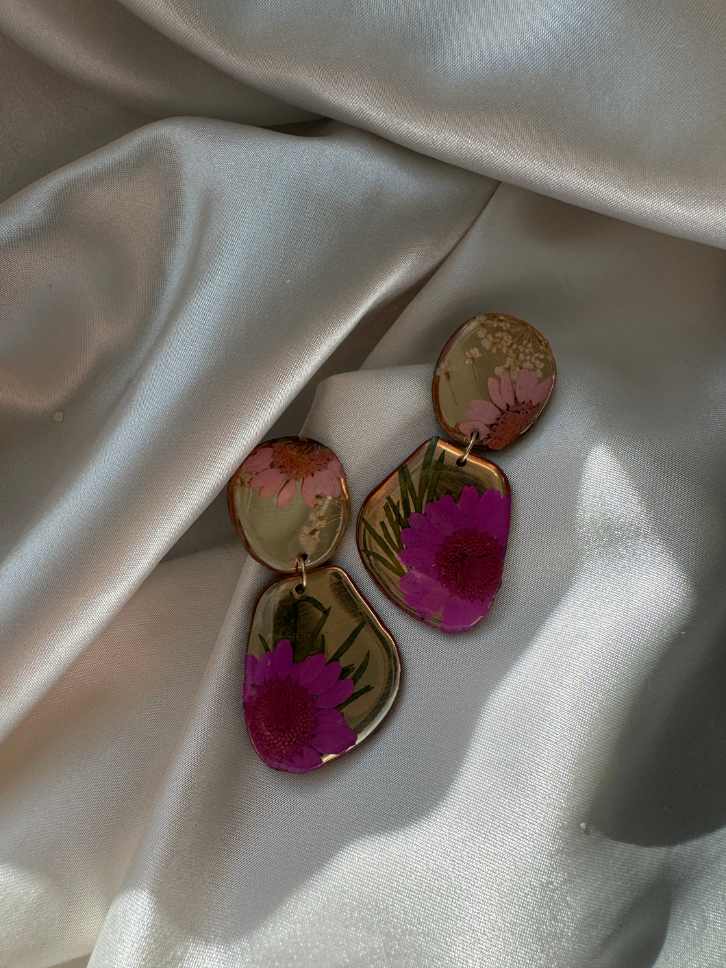 Elara Floral Statement Dangles