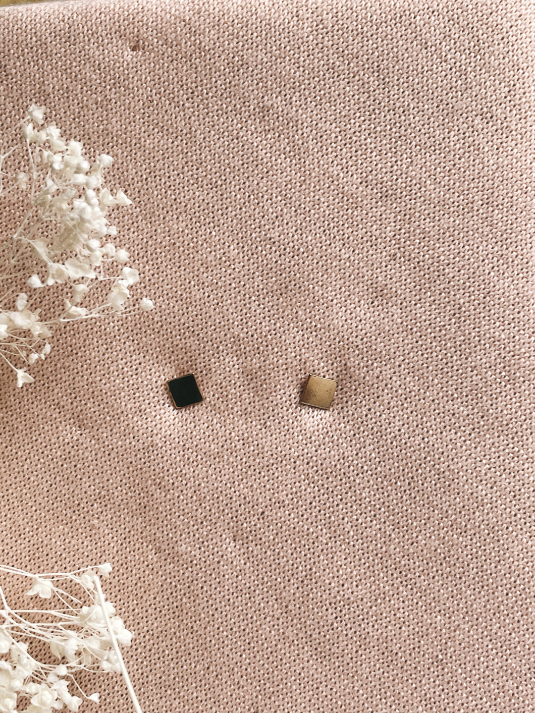 Square Gold Filled Studs