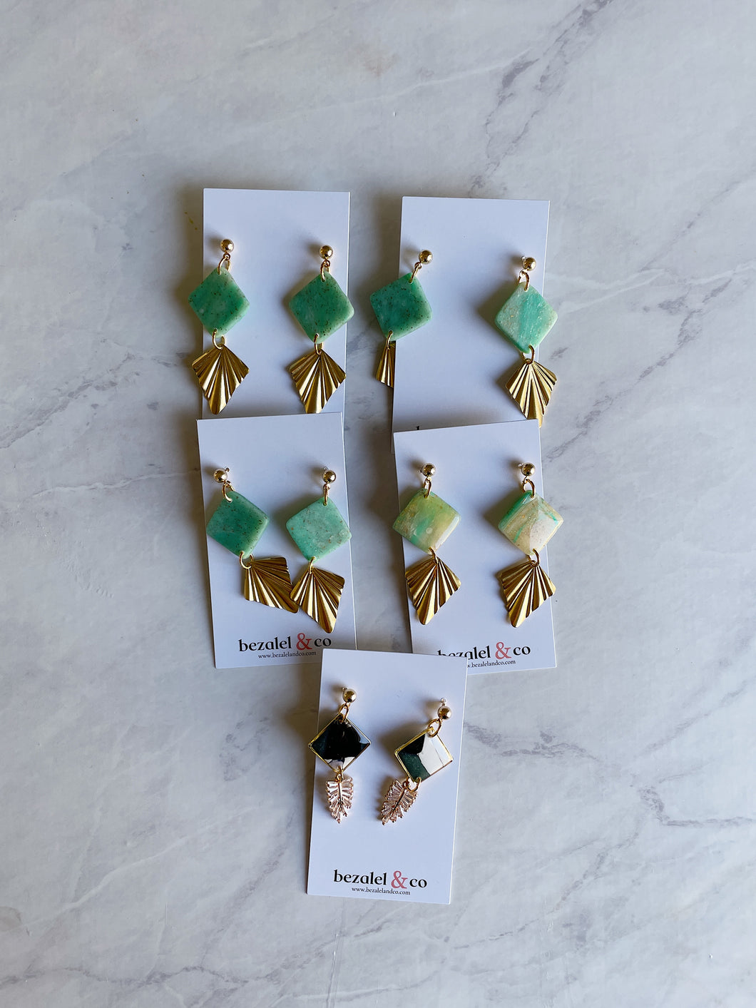 Story Sale Green Diamond Dangles